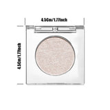 Glitter Eyeshadow, Single Highlighter, Highlighter Shimmering Powder, Long Lasting Metallic Shimmer, Eyelid and Cheekbone Makeup
