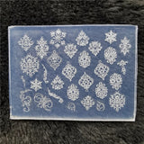 1pc Butterfly Sweater Snowflake 3D Acrylic Mold  Photo Frame  Silicone  Nail Art   Nails DIY  Nail Art Templates Nails  Mold