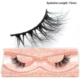 Half Lashes Short Mink Eyelashes Fluffy Soft False Eyelashes Wispy Cross Strip Eye Lashes Natural Mink Eyelash Extension Makeup