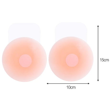 Women Lift Up Invisible  Reusable Self Adhesive Silicone Breast Lift Tape Nipple Cover Chest Paste Push Up Party Dress Bras