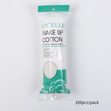 100/200/300/500Pcs/Pack Cotton Rounds Cosmetic Cotton Pads Round Ultra Soft  for Makeup Removal Skin Care Facial Cleaning