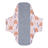 AIO Washable Cotton Printed Panty Liner Regular Flow Menstrual Pads Graphene Cloth Tampons Urinary Incontinence Sanitary Pads