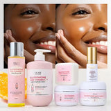 AILKE Whitening Remove Black Spots Facial Skin Care Lotion Moisturizing Cream Body Glutathion Vitamin C Black Skin Face New Set