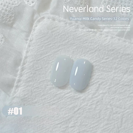 MAINEL 1-12Pcs Fashion Nude Shiny Soak Off UV Gel Nail Gel Polish Cosmetics Nail Art Nails Gel Polish Tips Nail Varnish