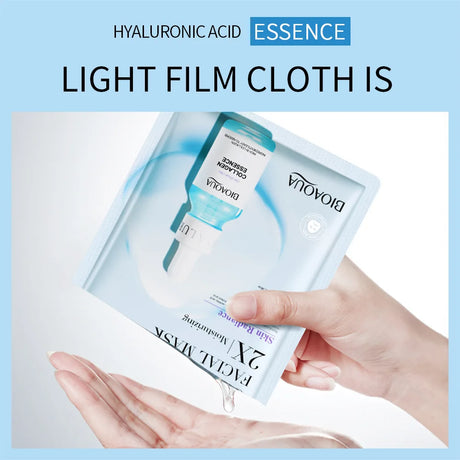 20pcs/5pcs Centella Collagen Face Mask VC Moisturizing Refreshing Sheet Masks Hyaluronic Acid  Facial Mask Skin Care Products