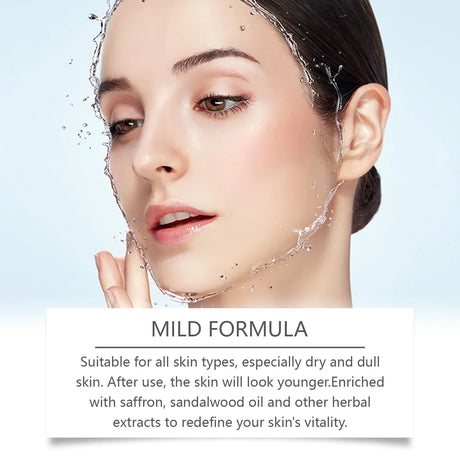Saffron Serum Anti Wrinkle Lifting Firm Moisturize Smooth Soften Increasing Skin Elasticity Prevent Dryness Facial Essential Oil