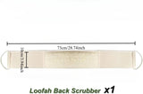Loofah Sponge for Bathing, Long Strip for Back Scrubbing