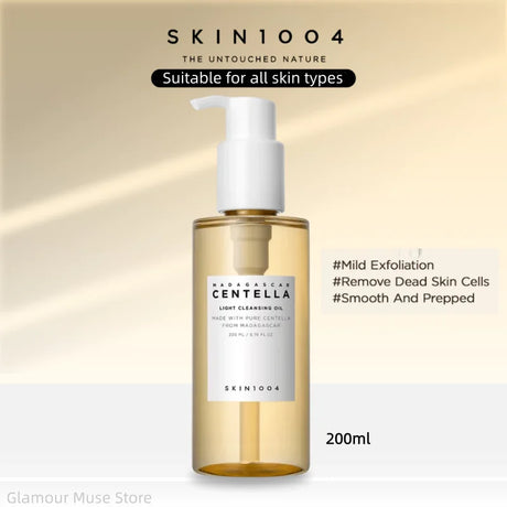 Korean Centella Kits Light Cleansing Oil and Hyalu-Cica Water-Fit Suncreen Moisturizing Makeup Remover Shrink Pore Face Care Set