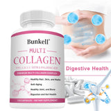 Multi Collagen Complex Capsules - with Hyaluronic Acid, Biotin - Protect Bones and Joints,Promotes Skin Health