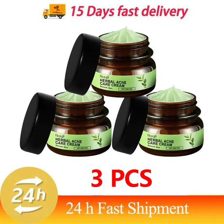 Natural Herbs Acid Acne Cream Shrink Pores Blackheads Scars Acne Marks Blemishes Oil Control Whitening Korean Skin Care Products