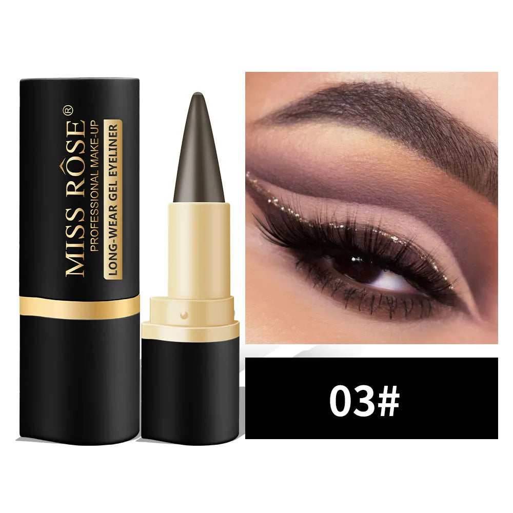 Eyeliner Pencil Natural Black Eyeliner Cream for Women Eye Liner Waterproof Smudge Smoky Eyeshadow Palette Halloween Makeup