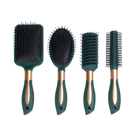 Anti-Static Oval round Air Cushion Comb Scalp Massage Exfoliating Tool for Salon SPA Professional Hair Styling Care Accessory