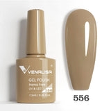 VIP5 Venalisa Nail Gel Polish Jelly Color HEMA/TPO FREE Nude Pink Semi Permanent Soak Off UVLED Gel Polish Sparkle Gel Varnish