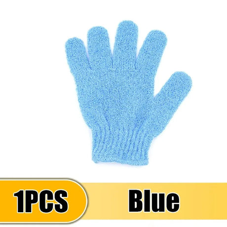1/2Pcs Five Fingers Bath Gloves Peeling Exfoliating Household Shower Towel Scrub Body Wash Elastic Wipe Back Body Cleaning Tools