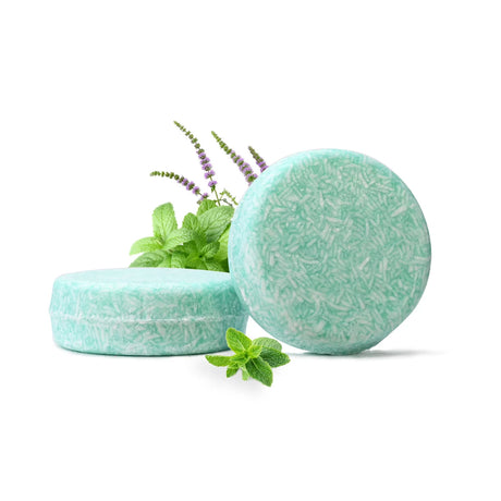 60g Mint Herbal Shampoo Plant-Based Soap for Oil Control Dandruff Hand Soap Genuine Herbal Product for Scalp Care