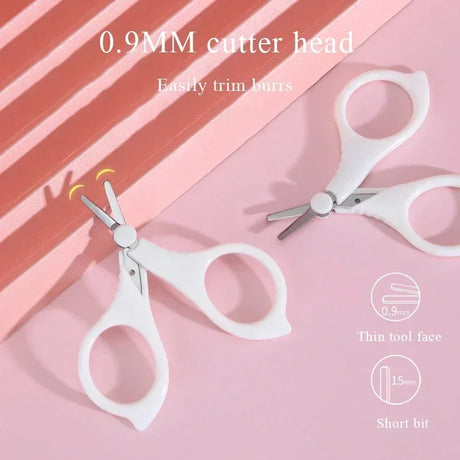 Safety  Scissors Trimmer Manicure Cutter Special Scissor Babies Care Tools Accessories Newborn Baby Nail Clipper Convenient