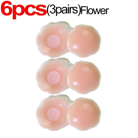 2/20pcs Silicone Nipple Cover Reusable Women Breast Petals Lift Invisible Pasties Bra Padding Stickers Patch Boob Pads Adhesive
