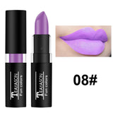12 Color Lipstick Waterproof Long Lasting Cosmetic Black Blue Purple Green Matte Make Up Lip Gloss Makeup Red Lipstick