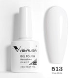 VIP5 Venalisa Nail Gel Polish Jelly Color HEMA/TPO FREE Nude Pink Semi Permanent Soak Off UVLED Gel Polish Sparkle Gel Varnish