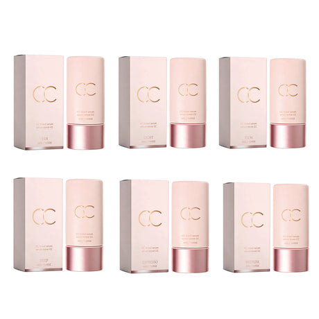 Multi Skin Type Cc Tinted Moisturizer One Step Hydrating Tone up Cream Hide Blemishes Natural Oxidation Resistant Smooth Base