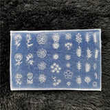 1pc Butterfly Sweater Snowflake 3D Acrylic Mold  Photo Frame  Silicone  Nail Art   Nails DIY  Nail Art Templates Nails  Mold