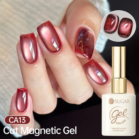 UR SUGAR 15ml Cat Magnetic Gel Nail Polish 30 Colors Semi Permanent Magnetic Gel UV/LED Soak Off Painting Vanrish Design