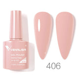 VIP5 Venalisa Nail Gel Polish Jelly Color HEMA/TPO FREE Nude Pink Semi Permanent Soak Off UVLED Gel Polish Sparkle Gel Varnish