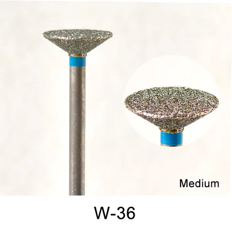 Diamond Ceramic Nail Drill Bits Milling Cutter For Manicure Left Right Rotary Cuticle Files Buffer DIY Nails Accessories Tools