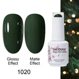 Clou Beaute Gel Nail Polish Neon Brown Royal Blue Red Green Pastal Nude Nail Art Varnishes Gel Lacquer Top Coat UV Gel Nail