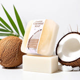 S+100g Coconut Milk Organic Glycerin Loofah Soap Deep Cleansing Whitening Moisturizing Skin Face Wash Bath Soap