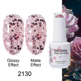 Clou Beaute Gel Nail Polish Neon Brown Royal Blue Red Green Pastal Nude Nail Art Varnishes Gel Lacquer Top Coat UV Gel Nail