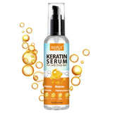 GOIPLE 4 in 1 Water-Based Keratin Serum Moisturizer Repair Dry Damaged Hair Smooth Control Frizz Oil Essence for Curly Frizzy