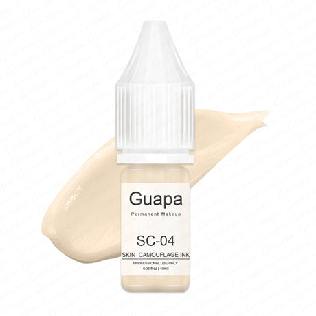 Guapa 10ml Permanent Makeup Ink Stretch Mark Camouflage Pigments Skin Tone Scar Camouflage Tattoo Ink for Restore Skin Tone