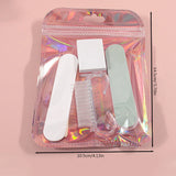 1pack ,Manicure And Pedicure Set, Mini Nail File And Orange Nail Stick Set