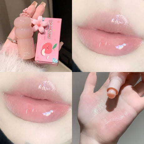 Hydrating Fruit Lip Balm Pendant, Tinted Moisturizing Care For