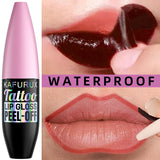 7 Colors Waterproof Lip Tint Peel Off Lip Liner Tattoo Lipgloss Long Lasting Matte Pink Red Brown Contour Makeup Lips Stain Gift