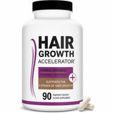 Lustriva Hair Growth Vitamins with Biotin, Marine Collagen, Saw Palmetto, Ashwagandha, Horsetail & Zinc – Thicker Hair, 90 Caps