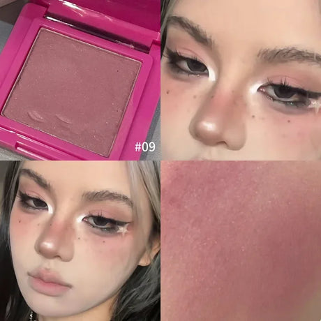 Wild Rose Black Eyeshdaow Palette Matte Glitter Single Color Eyeshadow Gothic Red Pigments Waterproof Fashion Smoky Eyes Makeup