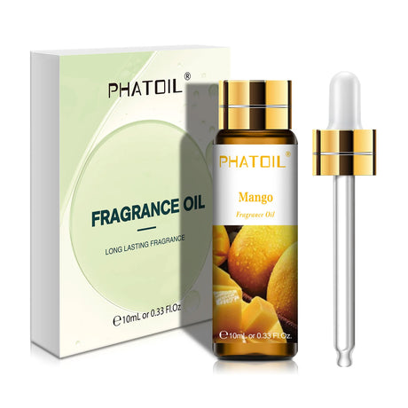 PHATOIL 1/3/9pcs 10ml Fruit Fragrance Oil Peach Strawberry Passion Fruit Cherry Mango Watermelon Apple Aroma Fragrance Oils