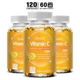 Vitamin C Promotes Collagen Production - 2000 Mg, Promote Skin, Hair, Nails and Immune Health, Dietary Supplements