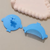 New Baby Hair Comb and Brush Cute Cartoon Whale Infant Soft Silicone Head Massage Comb Hair Cleaning Brush Newborn Bathing Tools