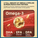 BEWORTHS Seal Oil Capsules Rich in Omega-3, DHA, EPA, DPA Support Immunity, Blood Vessels, and Brain Health Good for Old Men