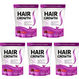 Hair Growth Gummies with Biotin and Vitamins C and E Support Hair Skin and Nails Health Mixed Berry Flavor 60 Gummies