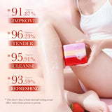 Strawberry Intimate, Soft, And Tender Cleaning Soap, Moisturizing Fragrance Handmade Soap For Women, Contains Bubble Net