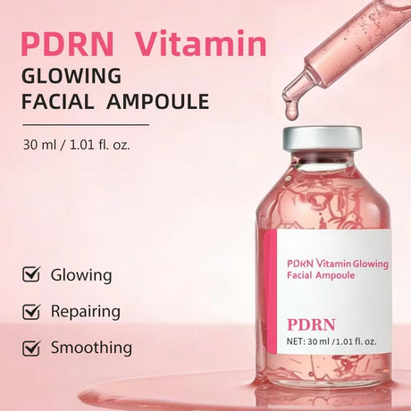 Deep Collagen Essence Peptide Activation Pink PDRN Stem Cell Ampoule Brightening Moisturizing Skincare