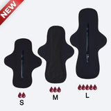 Reusable Menstrual Pads Women Large Washable Seamless Sanitary Napkin Thin No-slip Reusable Sanitary Towel Absorbent Pad Panties