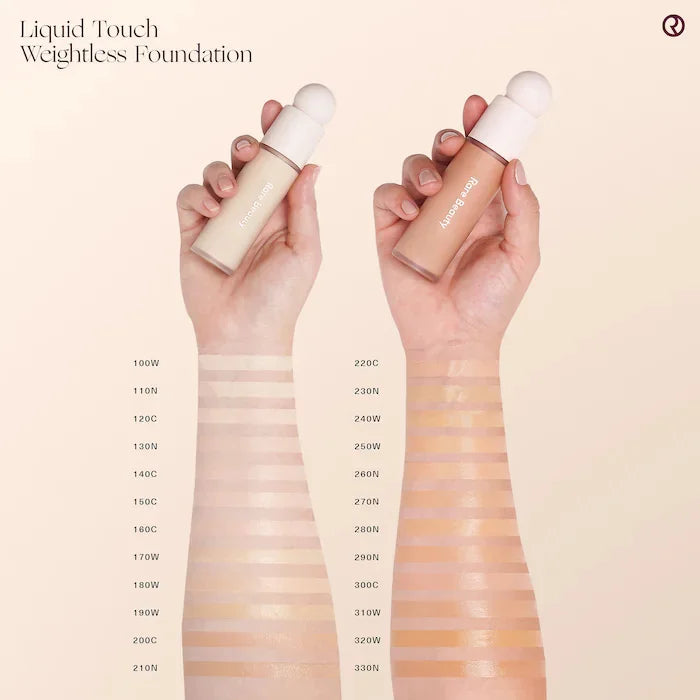New Rare Beauty Liquid Touch Weightless Foundation Naturally Covers Flaws Dark Circles Freckles Acne Moisturizing Base Makeup