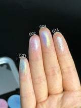 Single Chameleon Eyeshadow Matte Powder Metallic Highgloss Glitter Shimmer Longlasting Combined by Self Gift Disk