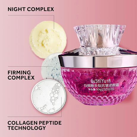 Multi Action Face & Neck Skin Tightening White Blood Cell Peptide Anti Aging Face Cream Skin Firming Night Cream Wrinkle Repair