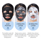 20 Pieces of Bamboo Charcoal Bubble Mask, Moisturizing and Nourishing, Deep Cleansing, Gentle and Skin-Friendly Texture, High-Fitting Mask That Can Purify and Soften the Skin